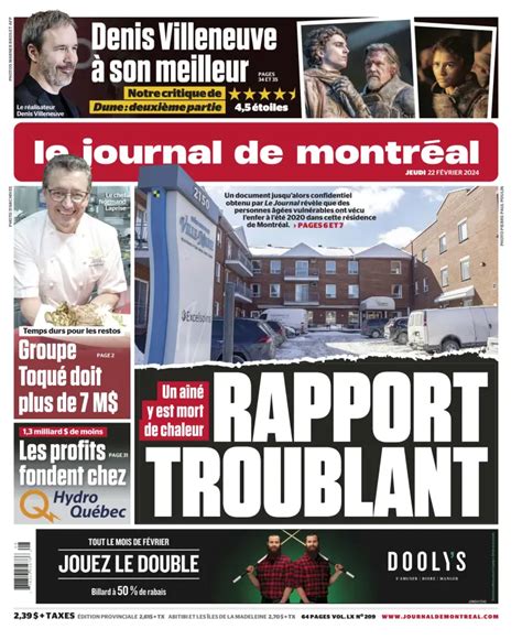 actualités journal de montréal|Le Journal de Montreal .